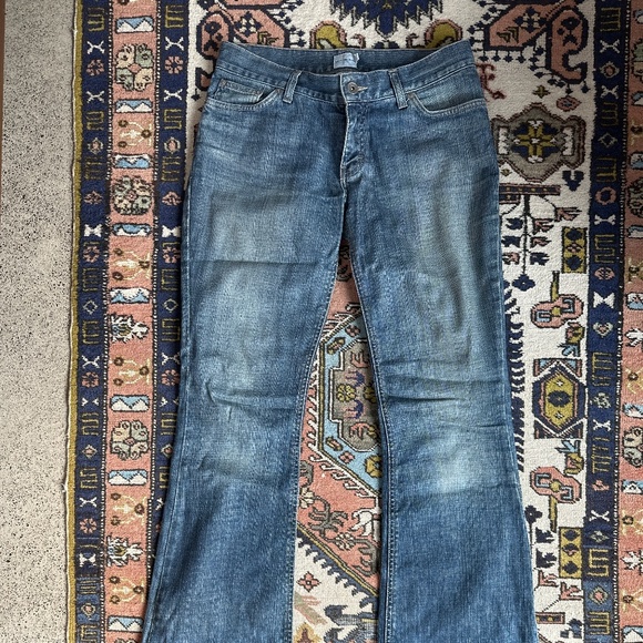 Vintage low rise Calvin Klein Y2K Flare Jeans - Picture 1 of 6